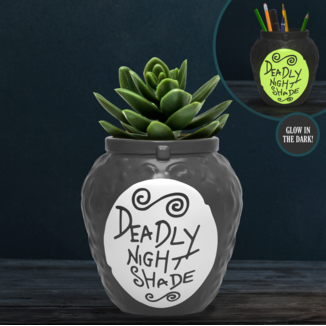 Deadly Nightshade Pencil Holder and Plant Pot Nightmare Before Christmas Disney