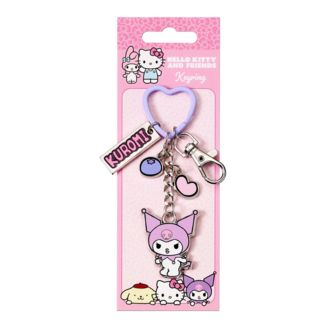 Llavero con Colgantes Kuromi Sanrio