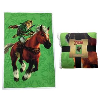 Link & Epona Polar Blanket The Legend Of Zelda Nintendo 100 x 150 cm  