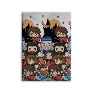 Chibi Characters Polar Blanket Harry Potter 100 x 140 cms