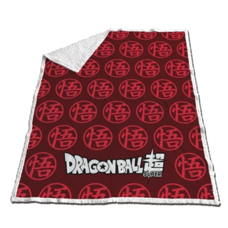 Kanji Sherpa Blanket Dragon Ball Super 130 x 170 cms