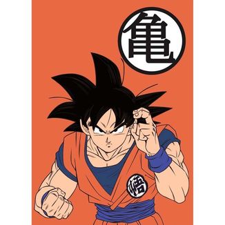 Manta Polar Son Goku Base Dragon Ball Z 100 x 140 cms