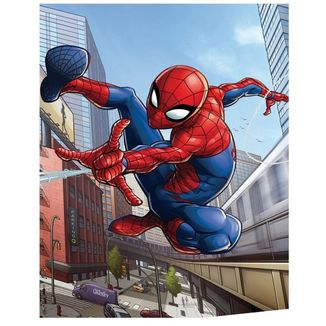 Spider Man Polar Plaid Marvel Comics 70 x 140 cms