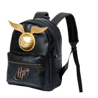 Mochila Snitch Dorada Fashion Harry Potter