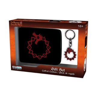 Set Wallet and Keychain Symbol of Anger Meliodas The Seven Deadly Sins