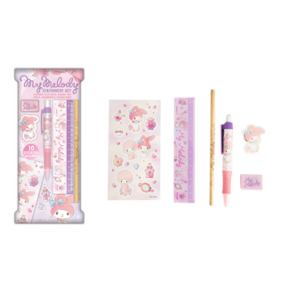 Set Papelería My Melody Sanrio 6 piezas
