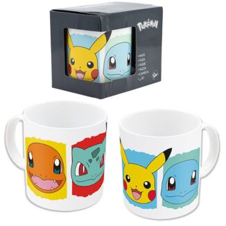 Pikachu & Initials Kanto Field White Mug Pokémon 325 ml