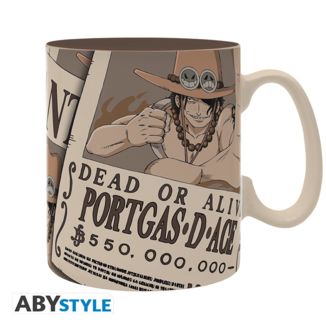 Portgas D. Ace Wanted Mug One Piece 460 ml