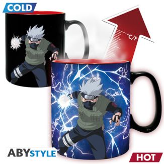 Kakashi vs Itachi Naruto Shippuden Heat Change Mug 460ml