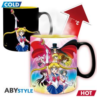 Group Characters Heat Change Mug 460 ml Sailor Moon