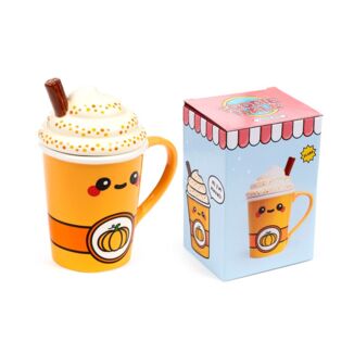 Taza y Tapa 3D Latte Citrouille Epicé 325 ml