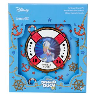 Donald Duck 90th Anniversary Pin Disney Loungefly