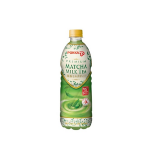 Premium Matcha Iced Tea with Milk POKKA 500 ml
