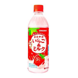 Mellow Strawberry and Milk Sangaria Drink