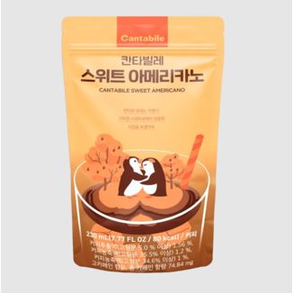 Bebida Sabor Café Americano Dulce Cantabile 230 ml