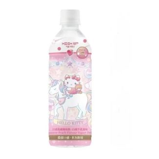 Peach Yoghurt Drink Hello Kitty Sanrio HIGH UP 500 ml