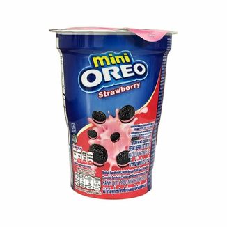 Mini Oreo Cookies with Strawberry Cream