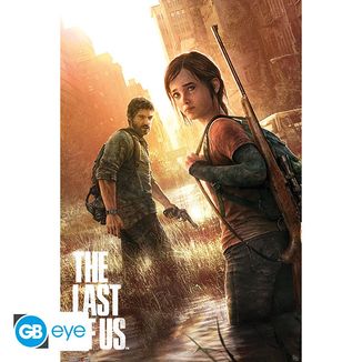 Poster Ellie Williams y Joel Miller The Last of Us 91.5 x 61 cms