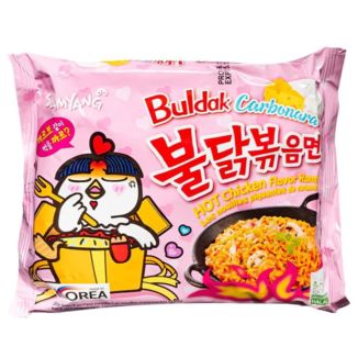 Carbonara & Spicy Chicken Ramen Buldak Noodles Samyang 130 g