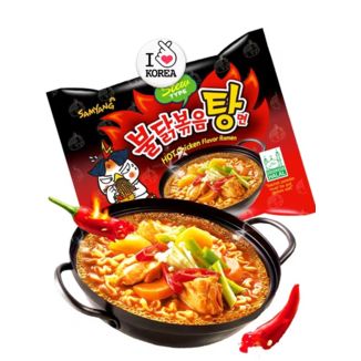 Chicken Ultra Double Spicy Ramen Buldak Noodles 5 Pack units Samyang 145 g