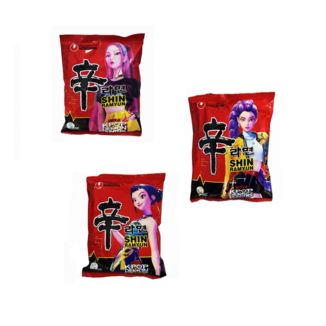 Ramen Noodles Sabor Shin Ramyun Las Guerreras K-Pop Nongshim 120 g