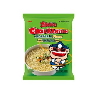 Ramen Noodles Instantáneo Sabor Vegetal Choi's Ramyeon Sias 113 g
