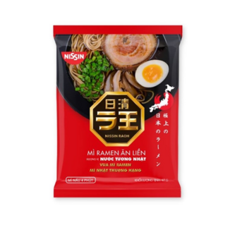 Ramen Noodles Raoh Sabor Japonés y Salsa de Soja Nissin 97 g