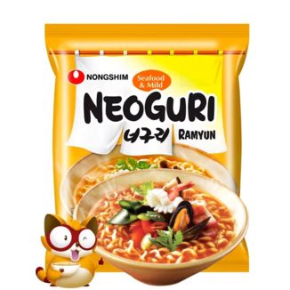 Mild Spicy Seafood Ramen Noodles Nongshim 120 g