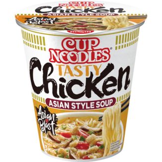 Ramen Noodles Chicken Flavor Asian Style Soup Nissin