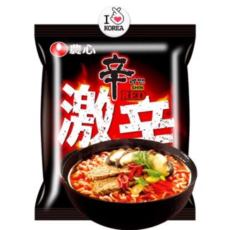 Shin Red Super Spicy Ramen Noodles Nongshim 120 g