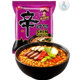 Spicy Thai Tom Yum Ramen Shin Ramyun Noodles Nissin 123 g