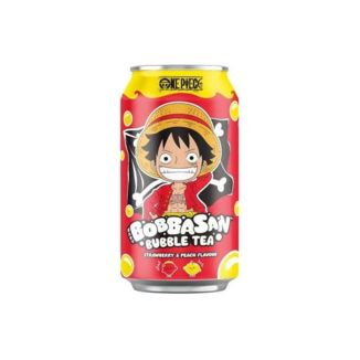 Strawberry & Peach Bubble Tea Monkey D. Luffy One Piece BobbaSan ULTRAPOP 320 ml