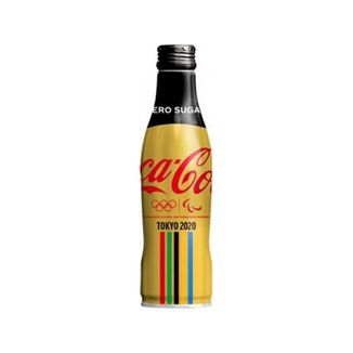Refresco CocaCola Zero Gold Design