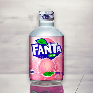 Fanta Peach Soft Drink Metal Bottle 300ml