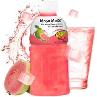 Refresco Mogu Mogu Sabor Guayaba con Nata de Coco 320 ml