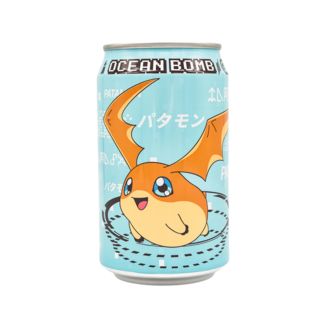Refresco Digimon Patamon Ocean Bomb Sparkling Water sabor limón