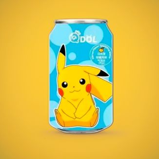 Refresco Pokemon QDol Pikachu sabor Limón 330ml