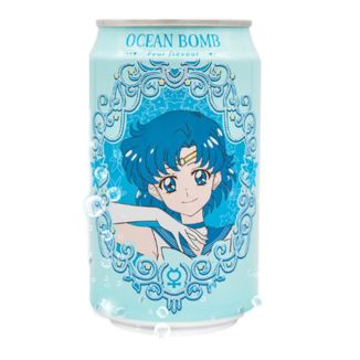 Refresco Sailor Moon Ocean Bomb Sailor Mercurio sabor Pera