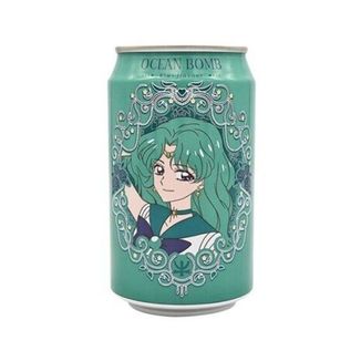 Sailor Moon Ocean Bomb Sailor Neptune Kiwi flavor soft drink