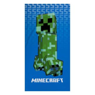 Creeper Blue Towel Minecraft 140 x 70 cm