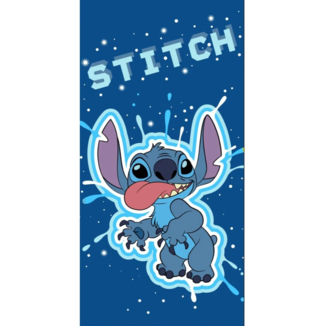 Toalla Azul Lengua Lilo & Stitch Disney 140 x 70 cms