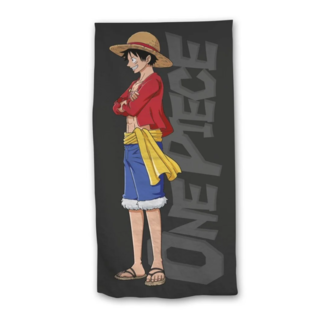 Monkey D. Luffy One Piece Grey Towel 140 x 70 cms