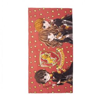 Toalla Harry Hermione y Ron Gryffindor Harry Potter 140 x 70 cms