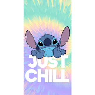 Just Chill Towel Beach Lilo & Stitch Disney 140 x 70 cms