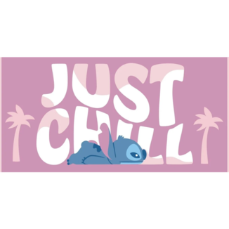 Just Chill Lilo & Stitch Disney Towel 140 x 70 cms