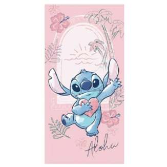 Toalla Rosa Lilo y Stitch Disney 140 x 70 cms