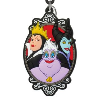 Grimhilde Ursula & Maleficent Keychain Disney Villains Monogram