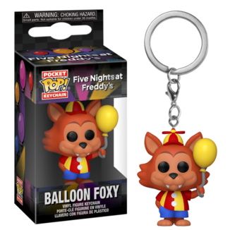 Llavero Funko Balloon Foxy Five Nights at Freddy's Security Breack Pocket POP!
