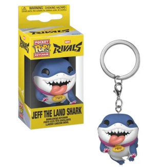 Jeff The Land Shark Marvel Rivals Keychain Funko Pocket POP!