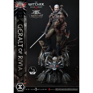 Estatua Geralt de Rivia Deluxe Version Witcher 3 Wild Hunt Museum Masterline